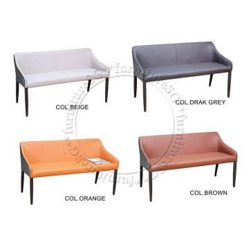 Andy 2 Seater PU Leather Dining bench